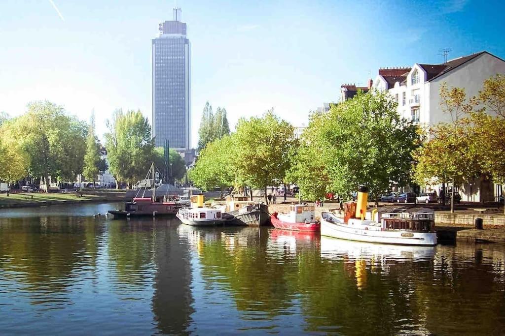 Apartament Bel Ecrin Sur L'Ile De Nantes - Gare Tgv, Chu, Congres Zewnętrze zdjęcie